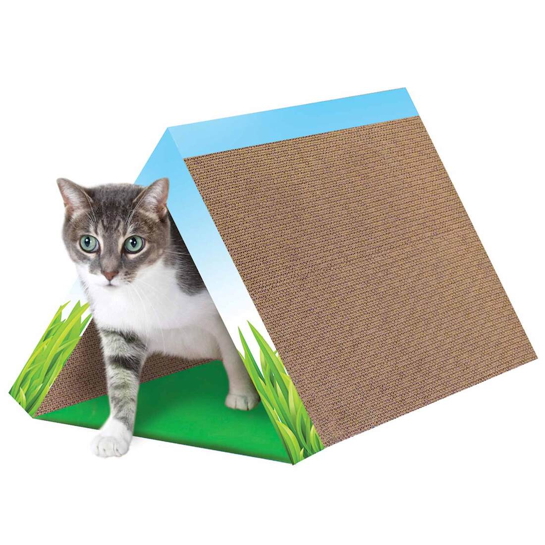 Catstages Fold Away Tunnel, Multi, One Size