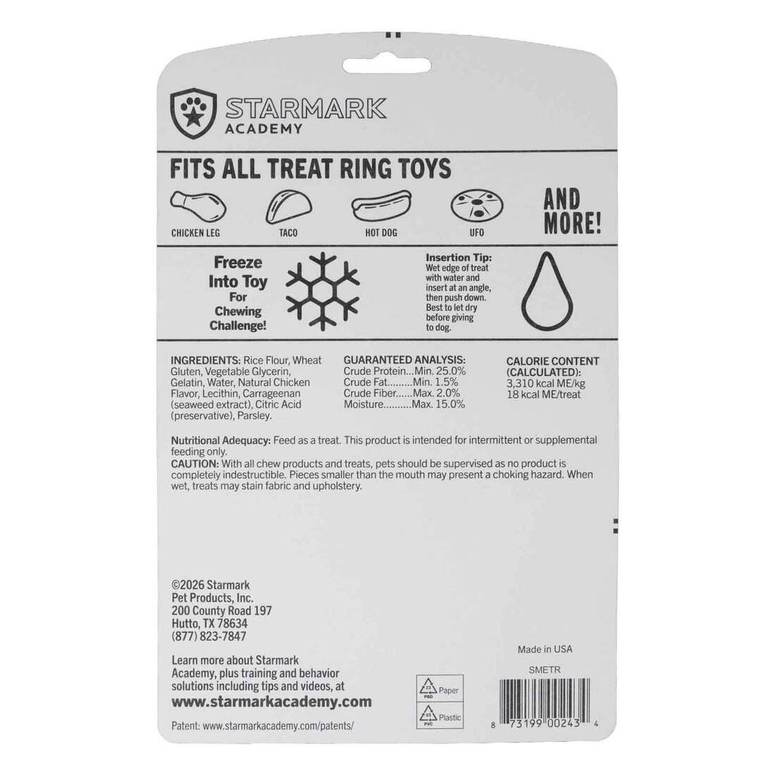 Starmark Edible Treat Rings Chicken 4.8 out of 5 stars, average rating ...