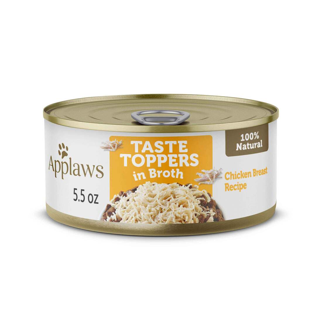 Applaws Taste Toppers Natural Wet Dog Food, Chicken Breast in Broth, 5.5 Ounce Can