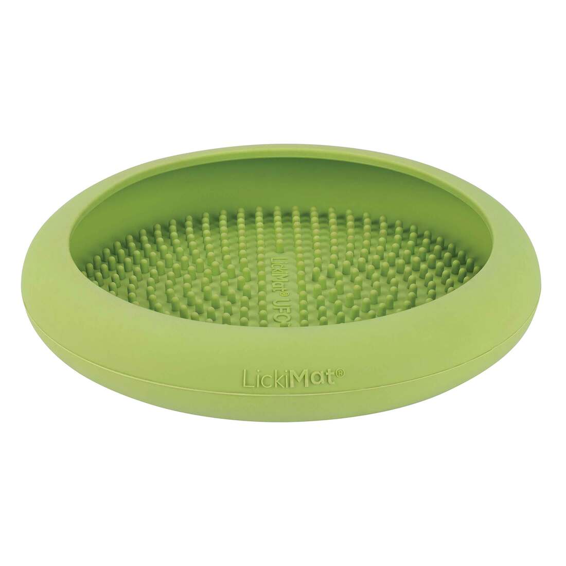 Lickimat Dog Feeding UFO, Green