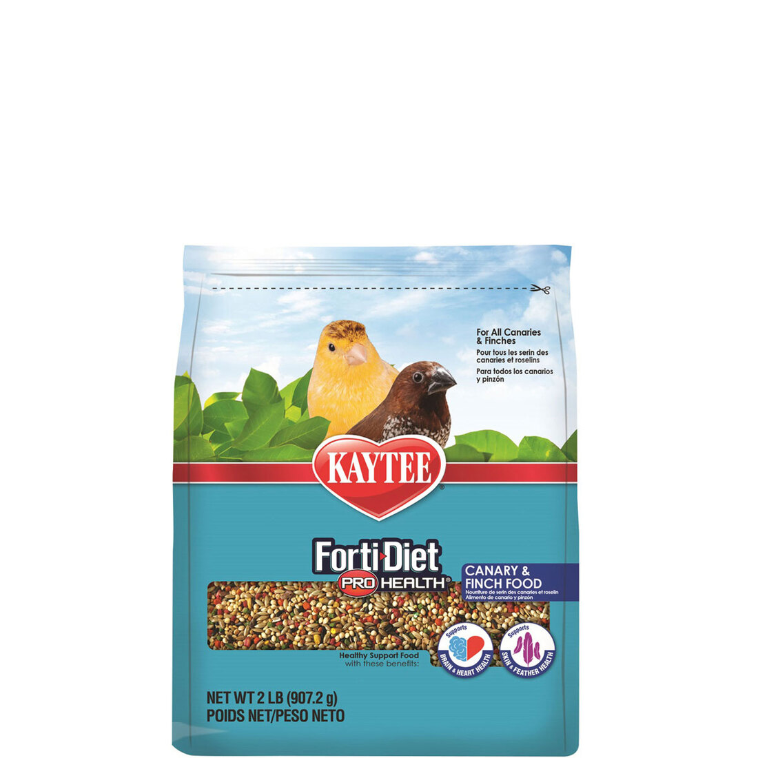 Kaytee Forti Diet Pro Health Canary/Finch Bird Food, 2 Pounds