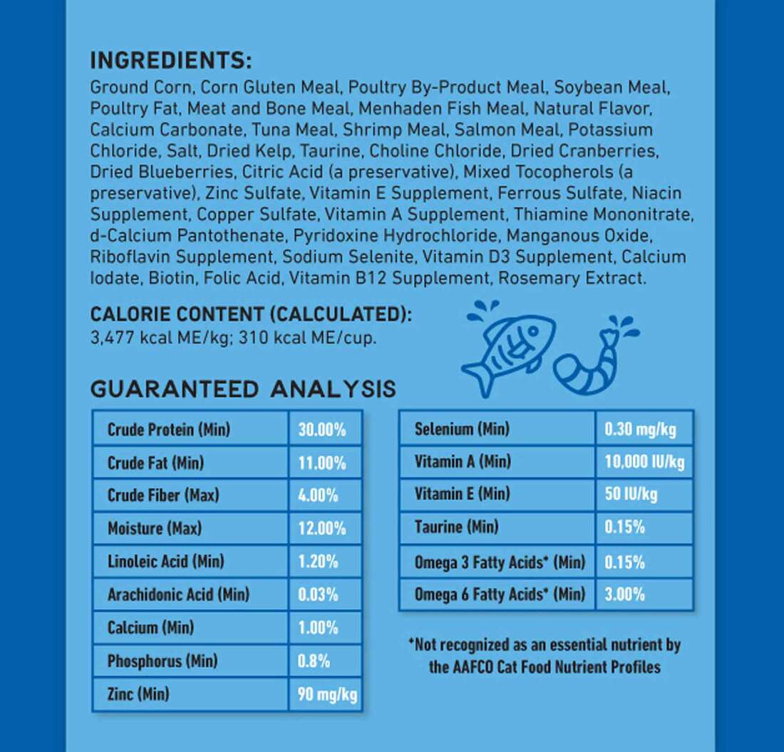 Mitten's Pickins Pick of the Sea Dry Cat Food, 22 Pounds